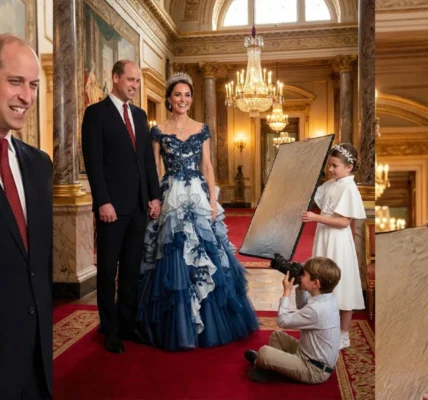 Prince Louis and Princess Charlotte act as royal photographers. Prince Louis and Princess Charlotte act as royal photographers.