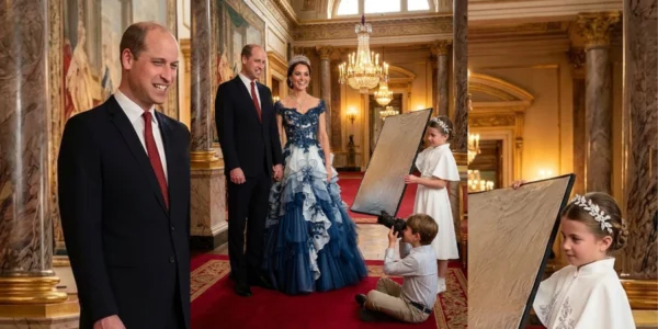 Prince Louis and Princess Charlotte act as royal photographers.