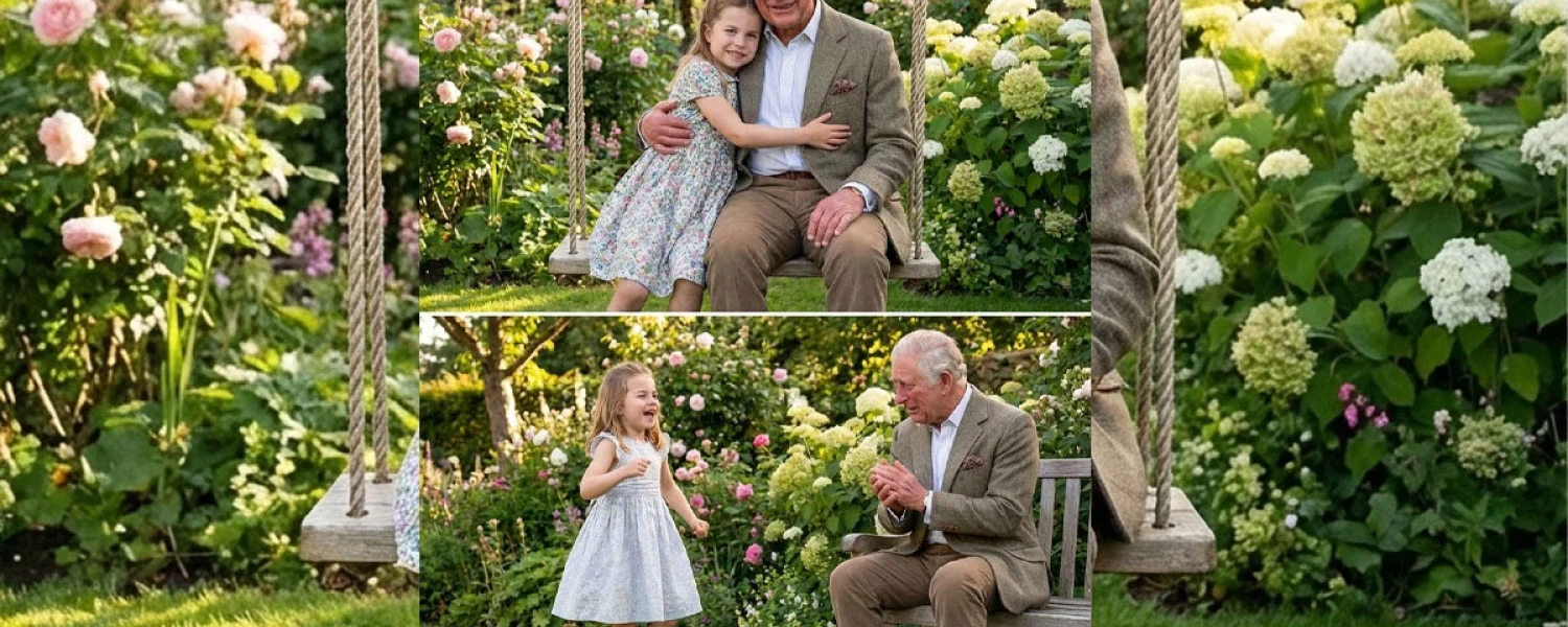 Princess Charlotte and King Charles