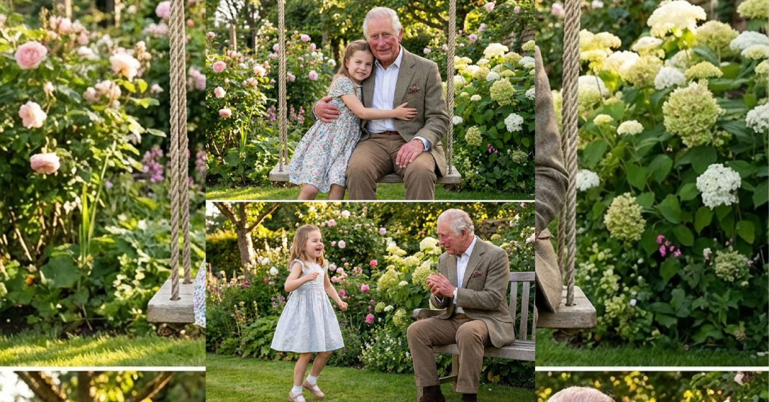 Princess Charlotte and King Charles