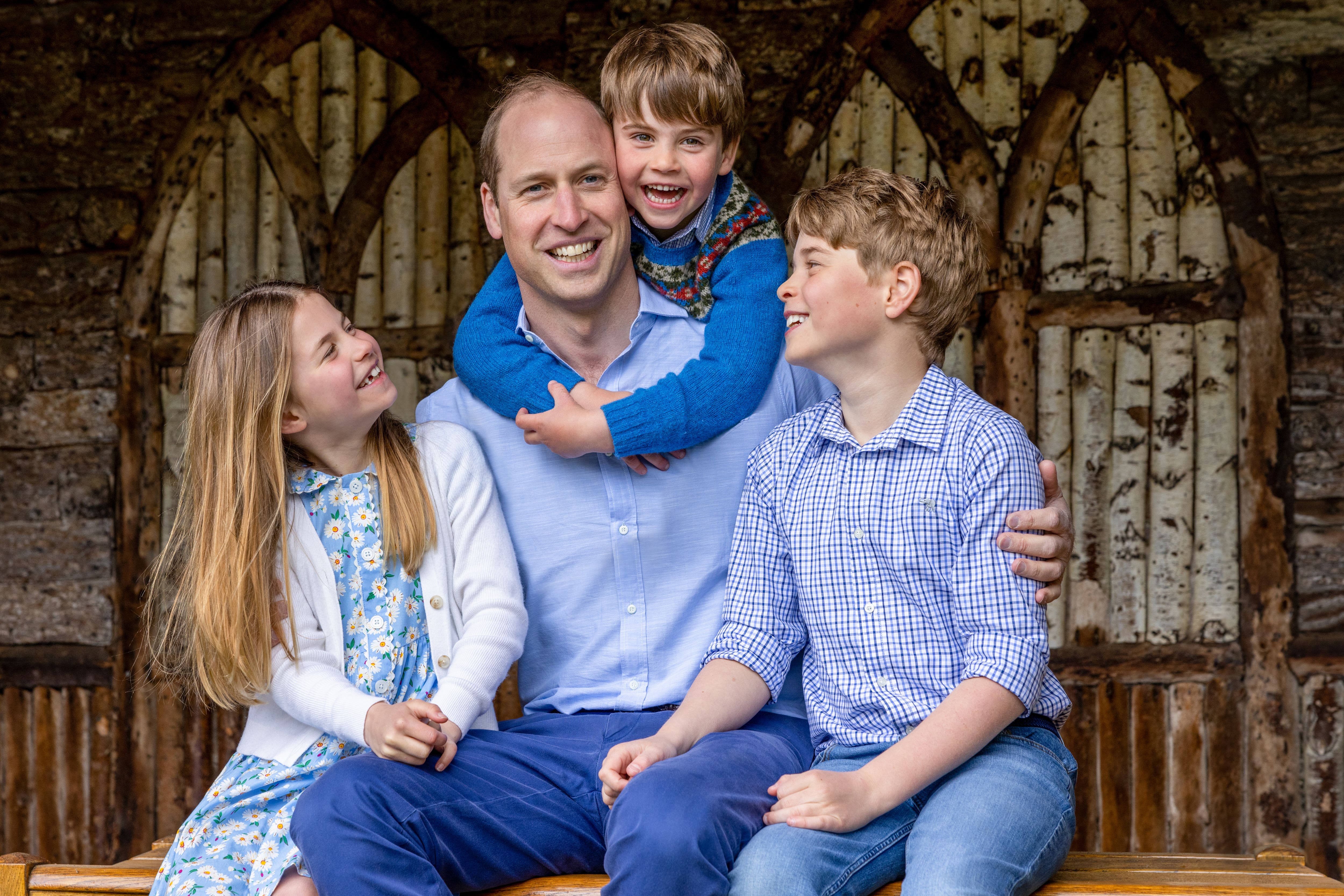 Prince William all smiles as he's pictured with his children to mark  Father's Day | The Independent