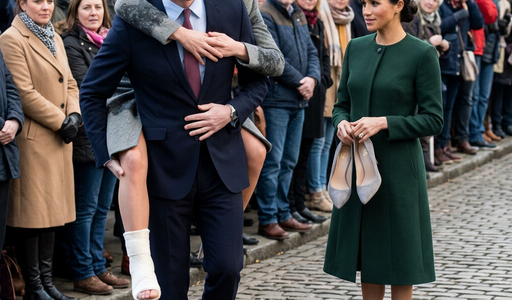 🚨 ROYAL DRAMA IN THE STREETS! A shocking moment unfolded before a stunned crowd—and cameras captured everything. 😱👑