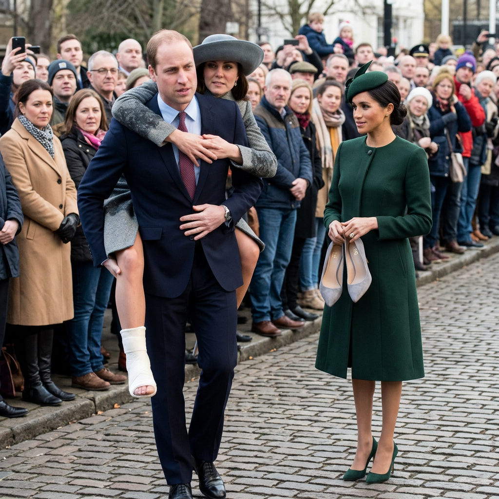 🚨 ROYAL DRAMA IN THE STREETS! A shocking moment unfolded before a stunned crowd—and cameras captured everything. 😱👑