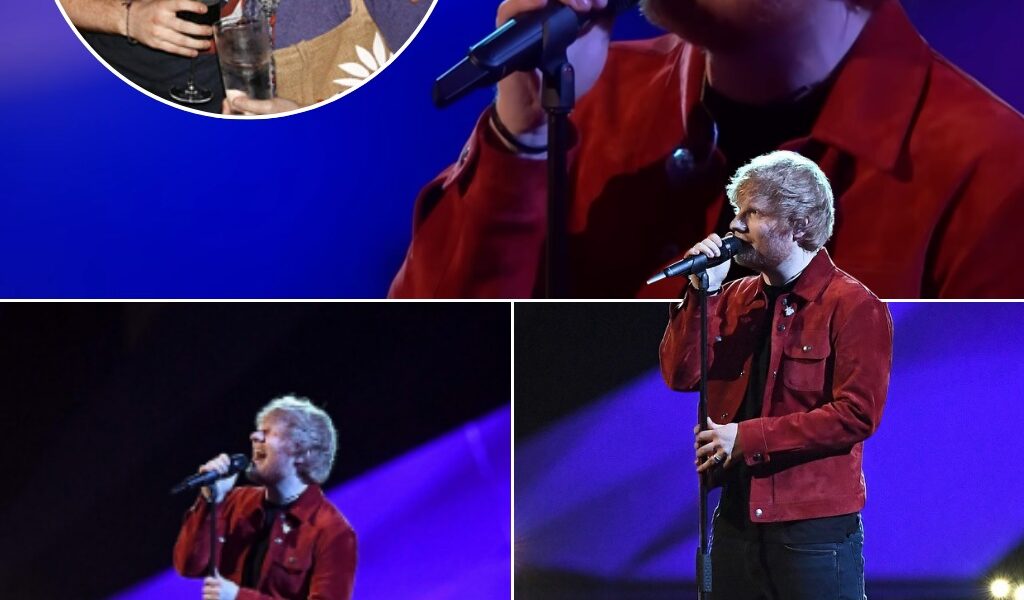 Gone from sight, but never from heart, She lives on through you – The lights faded. A hush fell. Ed Sheeran stood alone—no grand entrance, just a guitar and a heart full of grief. He began softly: “I took the supermarket flowers from the windowsill…” — and suddenly, we were in that hospital room with him. A teacup left untouched. An empty chair. The quiet after goodbye. But this wasn’t his grief alone — it was his mother’s. Ed wrote the song for her, after she lost her own mother. And that night, he became her voice. His voice trembled, not with performance, but with love. “You were an angel in the shape of my mum…” — and every soul in that room shattered. It wasn’t just a song. It was a memory, a prayer, a final hug. For a mother. For all mothers. Gone from sight, but never from heart