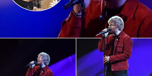 Gone from sight, but never from heart, She lives on through you – The lights faded. A hush fell. Ed Sheeran stood alone—no grand entrance, just a guitar and a heart full of grief. He began softly: “I took the supermarket flowers from the windowsill…” — and suddenly, we were in that hospital room with him. A teacup left untouched. An empty chair. The quiet after goodbye. But this wasn’t his grief alone — it was his mother’s. Ed wrote the song for her, after she lost her own mother. And that night, he became her voice. His voice trembled, not with performance, but with love. “You were an angel in the shape of my mum…” — and every soul in that room shattered. It wasn’t just a song. It was a memory, a prayer, a final hug. For a mother. For all mothers. Gone from sight, but never from heart