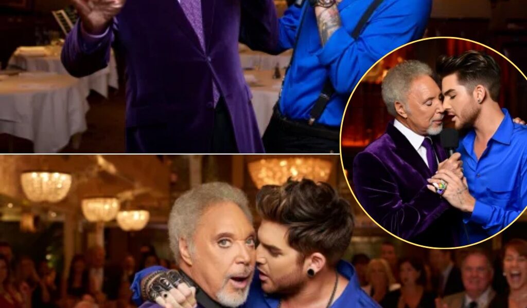 In an intimate, candlelit corner of a London restaurant, diners were left speechless when Adam Lambert and Sir Tom Jones unexpectedly broke into a spontaneous duet. The two music legends delivered a soul-stirring rendition of “Delilah” with powerful harmonies and playful chemistry that felt both effortless and electric.