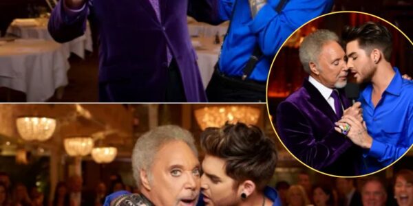 In an intimate, candlelit corner of a London restaurant, diners were left speechless when Adam Lambert and Sir Tom Jones unexpectedly broke into a spontaneous duet. The two music legends delivered a soul-stirring rendition of “Delilah” with powerful harmonies and playful chemistry that felt both effortless and electric.