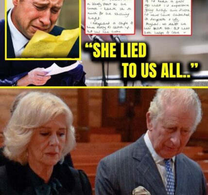 “IT’S ALL A LIE” – Princess Diana’s LOST LETTER to Prince William Finally Unveiled, Making King Charles and Queen Camilla Regret to Tears