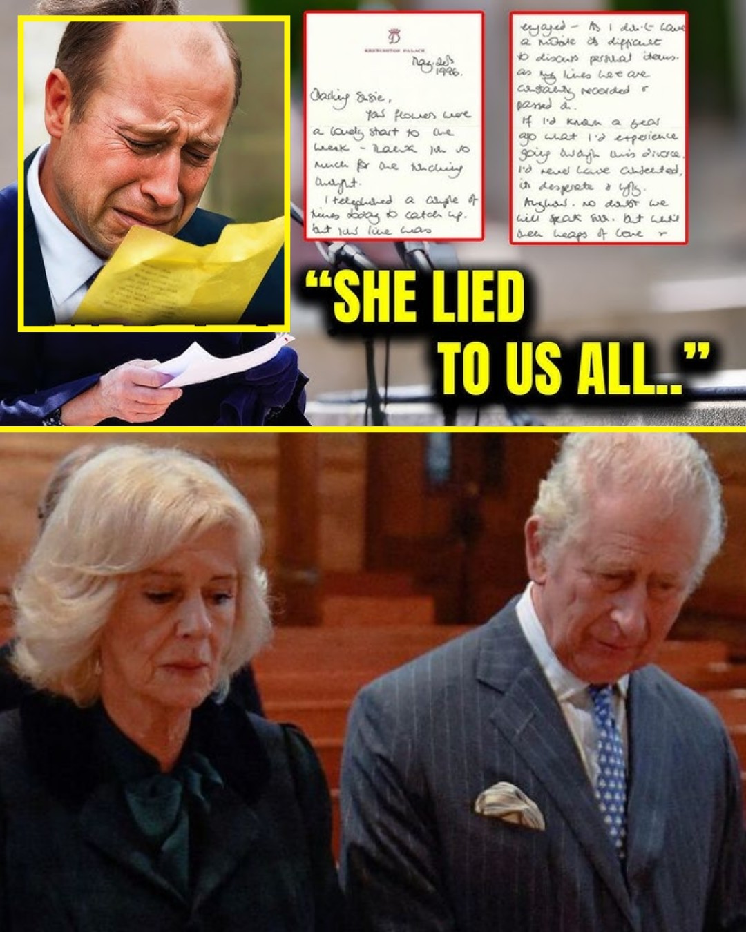 “IT’S ALL A LIE” – Princess Diana’s LOST LETTER to Prince William Finally Unveiled, Making King Charles and Queen Camilla Regret to Tears