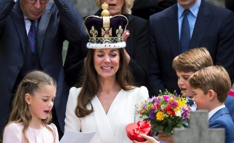 🌸 “Mom, we love you” – just four words at the beginning of the message brought Princess Catherine to tears.