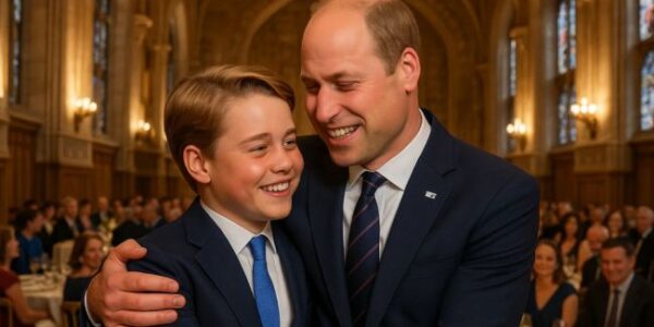 “He’s Singing for Papa.” Charlotte’s Whisper Echoed Through the Candlelit Garden of Windsor Castle, Where Golden Twilight Shimmered Beneath the Old Trees on June 21, 2025. It Was Prince William’s 43rd Birthday—But There Were No Trumpets, No Formal Toasts. Instead, Catherine Had Created a Private, Magical Evening Filled With Quiet Beauty and Meaning.