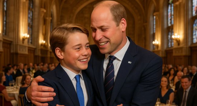 “He’s Singing for Papa.” Charlotte’s Whisper Echoed Through the Candlelit Garden of Windsor Castle, Where Golden Twilight Shimmered Beneath the Old Trees on June 21, 2025. It Was Prince William’s 43rd Birthday—But There Were No Trumpets, No Formal Toasts. Instead, Catherine Had Created a Private, Magical Evening Filled With Quiet Beauty and Meaning.