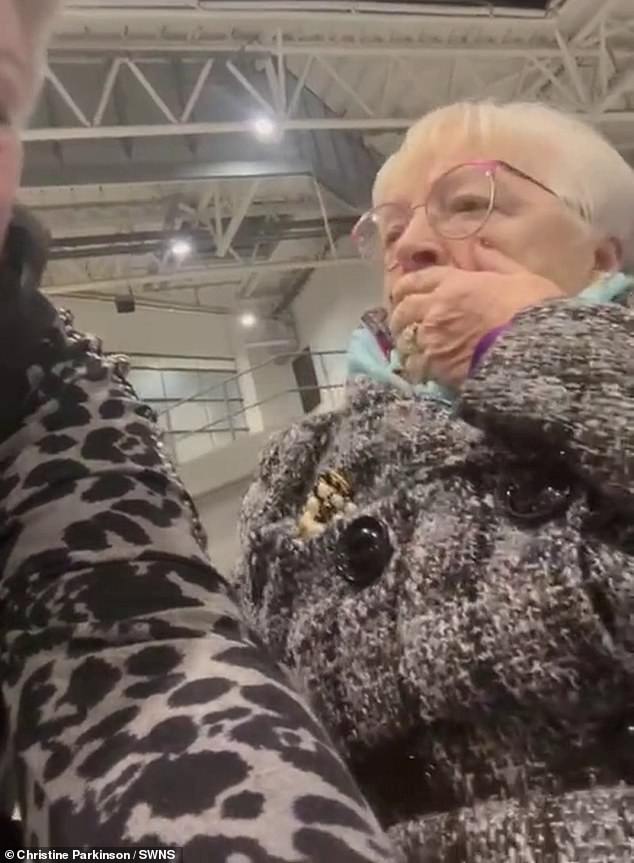 'Right I have been telling you a lie all day,' Christine says to her mother while filming a video. 'Where do you think we're coming?