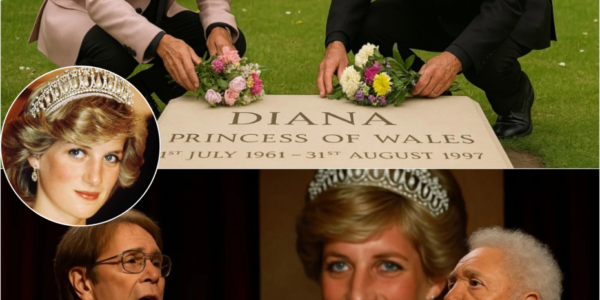 “For her… only for her,” Sir Tom whispered, his voice breaking. “She gave us so much light, the least we can do is sing for her now,” Sir Cliff replied softly. No stage. No spotlight. Only two legends — their voices trembling yet unyielding — standing beneath a quiet summer sky at Princess Diana’s resting place. As Sir Cliff Richard and Sir Tom Jones began to sing, every note rose like a prayer, weaving through the hushed crowd, carrying the spirit of the late Princess.