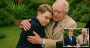 “You’ll Cry When You Hear What Prince George Just Did For His Grandpa…” No cameras. No royal press release. Just a quiet summer afternoon in Windsor’s garden — and a moment so raw, it left King Charles III in tears.