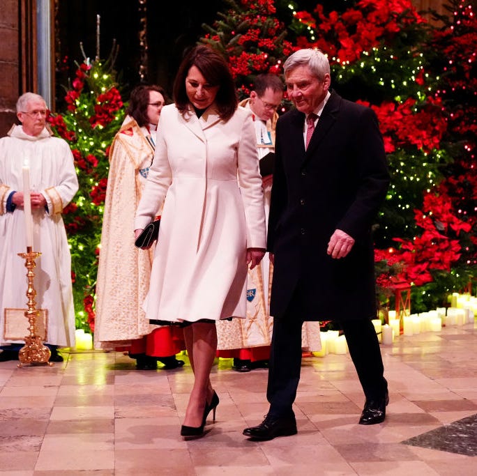 Carole and Michael Middleton Attend Kate Middleton's 2024 Christmas Carol