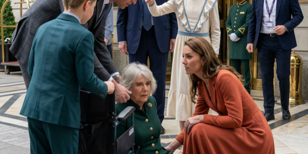 SHOCKING SCENE OUTSIDE THE PALACE! 🚨 A moment NO ONE expected has just sent social media into…