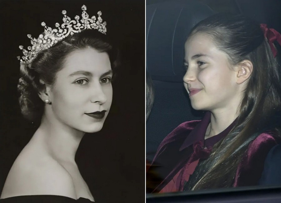 Công chúa Charlotte có góc mặt nghiêng gợi nhớ Nữ hoàng ...