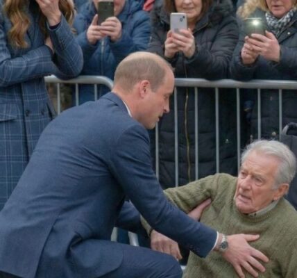 THE CROWD SCREAMED IN ABSOLUTE TERROR! 😱 In a heart-stopping split second, a high-profile royal event turned into a chaotic nightmare when an elderly man in a wheelchair suddenly collapsed!