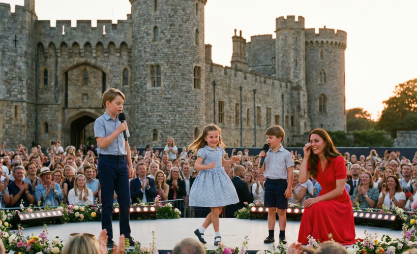 “This one’s for Mom…” 🎤😭 Princess Catherine was incredibly touched by a performance that brought tears to her eyes.
