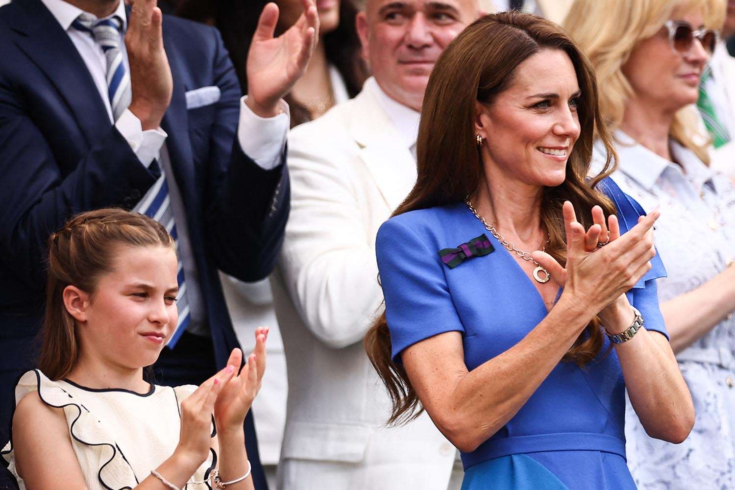 Kate Middleton and Princess Charlotte Twin at Wimbledon
