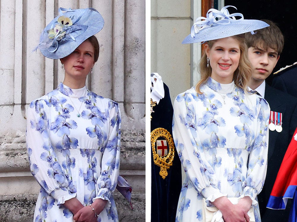Lady Louise Windsor Rewears Her Coronation Dress for Trooping the Colour  2024