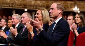 “I never imagined I’d share a song with a princess,” Barry Gibb whispered, his voice cracking with emotion as he gazed across the glittering hall of Buckingham Palace. The room, filled with royals, dignitaries, and guests, was silent, the usual murmurs replaced by a palpable tension of awe and anticipation. When Barry extended the microphone to Princess Kate, inviting her to sing with him, a stunned hush swept over the crowd. As Kate’s soft, steady voice joined Barry’s iconic tone, the air grew thick with emotion—many guests dabbed at tears, some trembling with the weight of the moment. The haunting lyrics of “To Love Somebody” echoed through the grand hall, turning a royal banquet into an intimate, tear-streaked communion of hearts. Prince William’s eyes glistened with pride, while King Charles leaned forward, a rare, warm smile breaking his usually stoic demeanor. This was no ordinary duet—it was a fragile, powerful reminder of music’s ability to heal, unite, and speak the unspeakable.