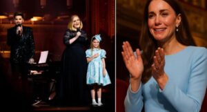 “Are you sure I can do this?” Charlotte asked. Adele smiled, “Darling, if you can handle royal dinners, you can handle this.” Adam laughed, “Let’s make Buckingham rock, Princess!” And she did. In a once-in-a-lifetime moment, 10-year-old Princess Charlotte joined Adam Lambert and Adele on stage, her small voice trembling but full of heart. The crowd fell silent, then roared—not for royalty, but for raw, fearless joy. A mic, a smile, and one unforgettable night