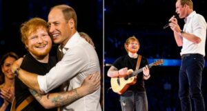 “For the love of my life…” — The crowd at London’s O2 Arena came for Ed Sheeran, but they got a royal shock instead. Midway through the show, Prince William stepped onstage unannounced, took the mic, and whispered those seven words. As Ed began to play “Perfect,” William sang—his eyes fixed on Princess Kate in the front row. The arena fell silent. It wasn’t rehearsed. It wasn’t royal protocol. It was real. A love song, a public vow, and a moment no one could believe actually happened. Thousands wept. Kate mouthed, “I love you.” And for once, the crown had nothing to do with power—only love