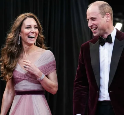Princess Catherine and Prince William shared an adorable moment of giggling at the BAFTA Awards.