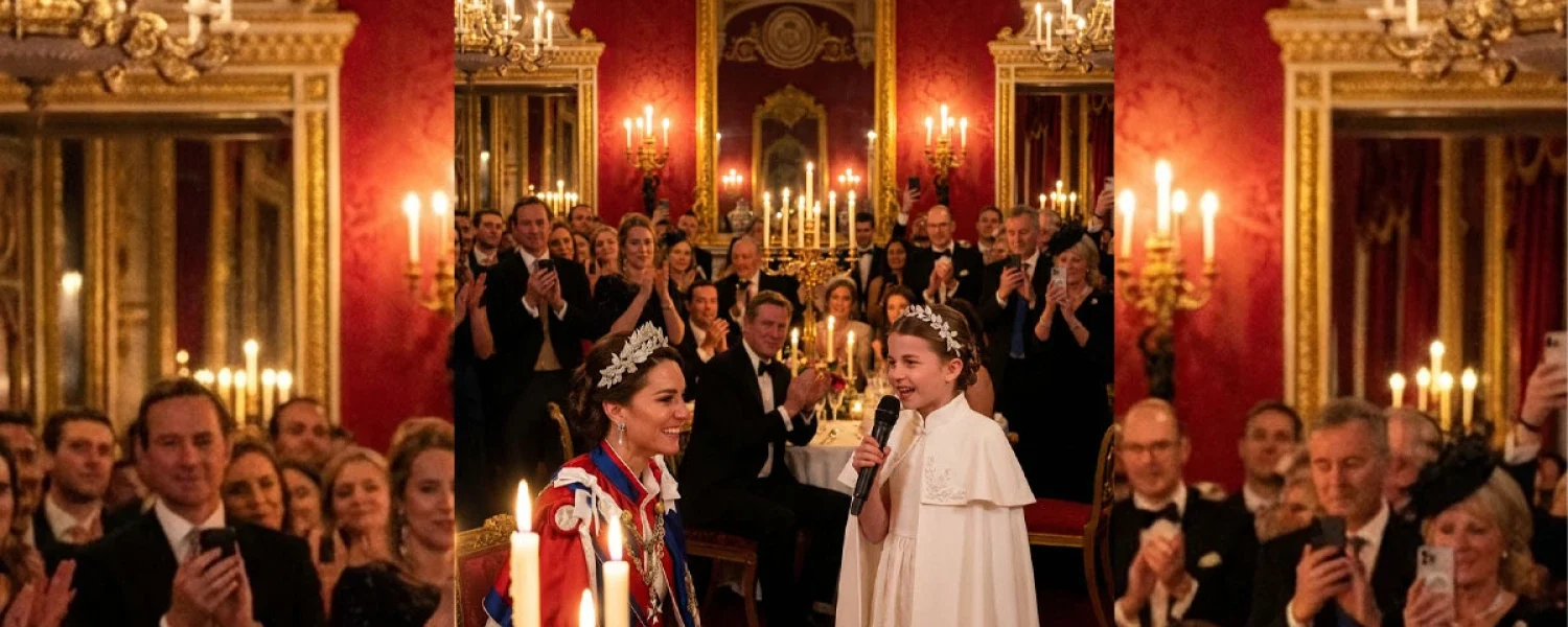 Princess Charlotte Shines at Buckingham Palace