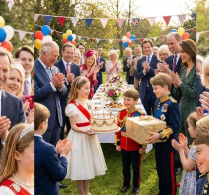 Charlotte and George’s Surprise Birthday Party for Louis