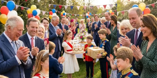 Charlotte and George’s Surprise Birthday Party for Louis