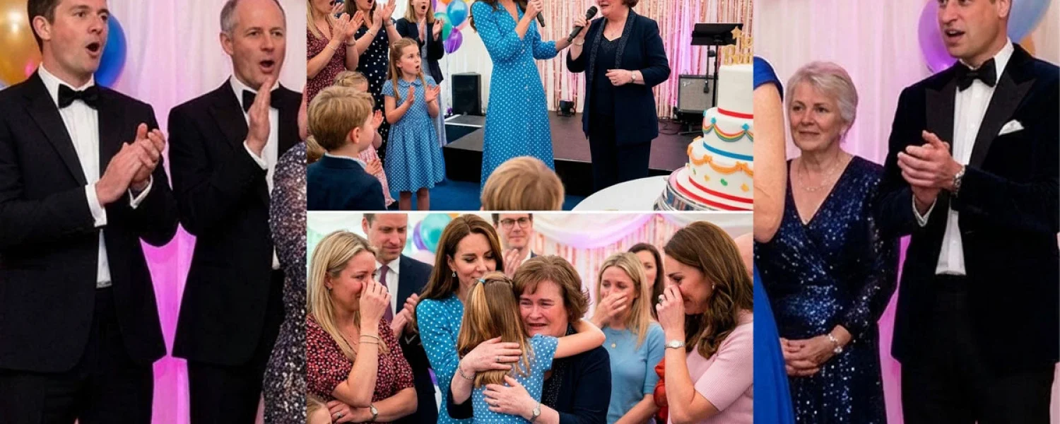 Catherine’s Surprise Duet with Susan Boyle at Charlotte’s Birthday Party Catherine’s Surprise Duet with Susan Boyle at Charlotte’s Birthday Party