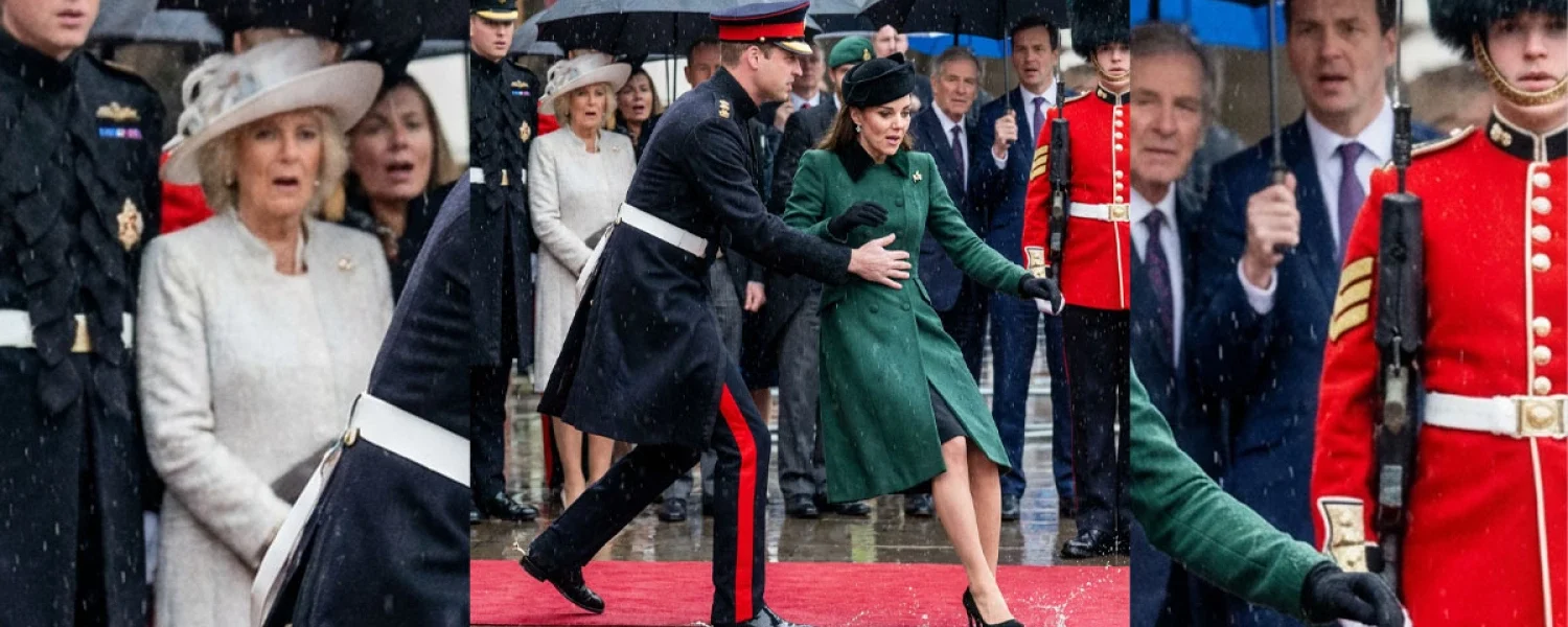 William and Catherine’s Rainy Ceremony William and Catherine’s Rainy Ceremony