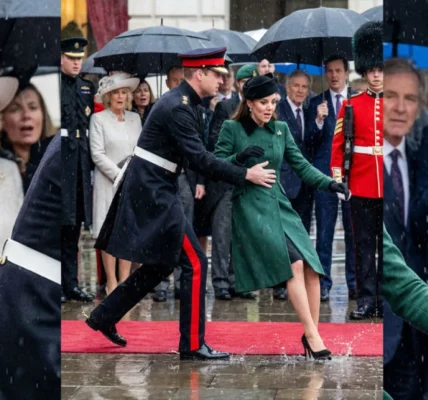 William and Catherine’s Rainy Ceremony