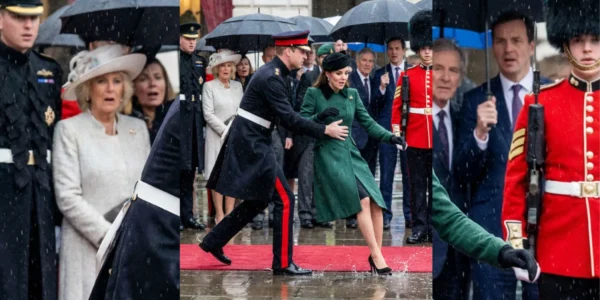 William and Catherine’s Rainy Ceremony