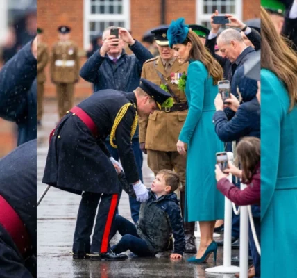 The Heartwarming Gesture at the Rainy Ceremony