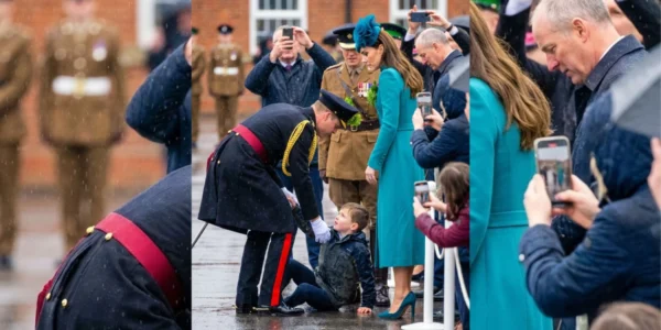 The Heartwarming Gesture at the Rainy Ceremony