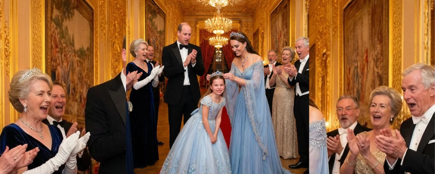 A Magical Evening at Kensington Palace: Princess Charlotte’s Heartwarming Surprise