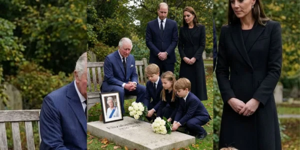 The Royal Family at Queen Elizabeth II’s Grave