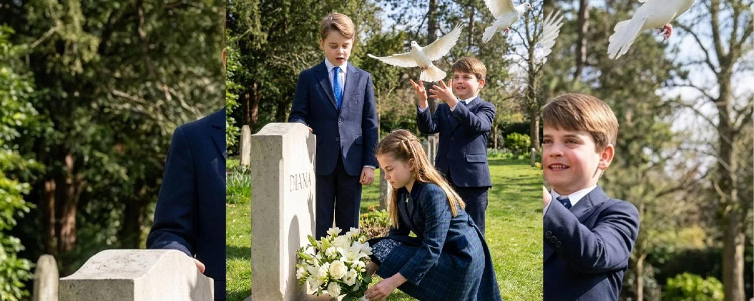 The Royal Visit to Princess Diana’s Grave