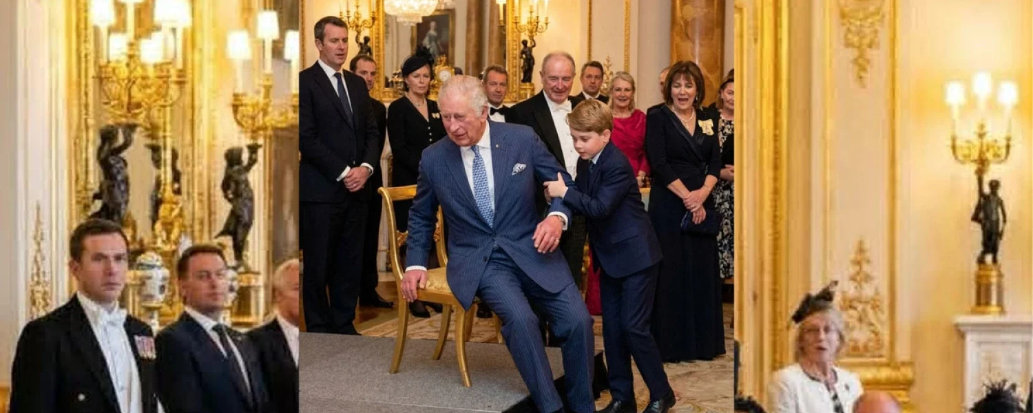 SHOCK AT WINDSOR! 🚨 A Heart-Stopping Moment as Prince George Breaks Protocol to Save King Charles!
