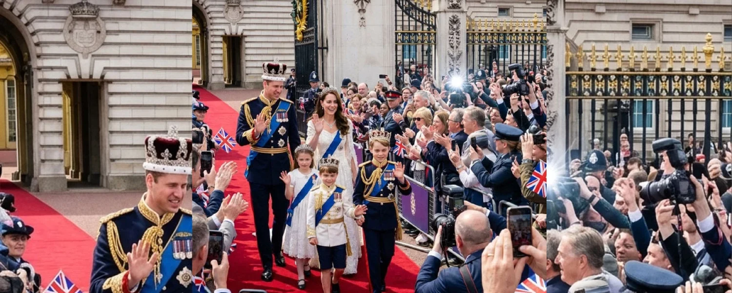 William’s Family Walks the Red Carpet to Applause and Cheers