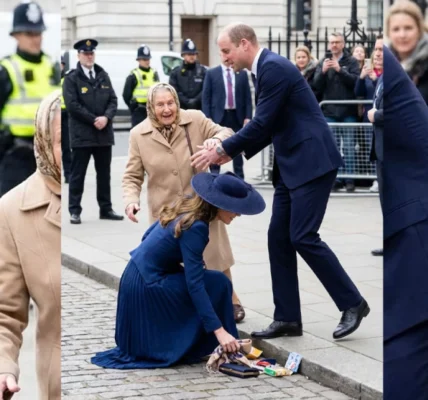 Prince William and Princess Catherine Come to the Aid of an Elderly Woman
