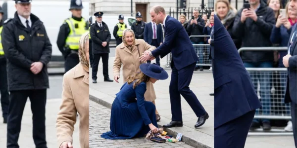 Prince William and Princess Catherine Come to the Aid of an Elderly Woman