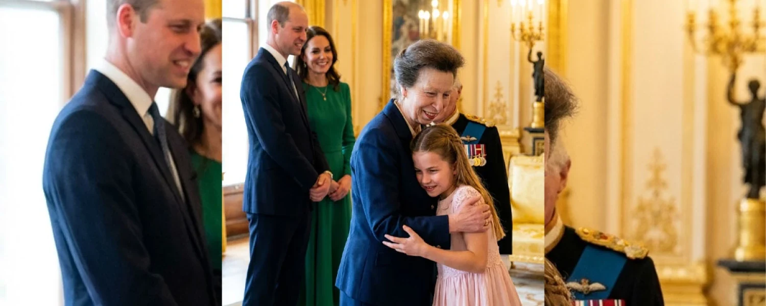 A Heartwarming Moment: Princess Anne Embraces Charlotte