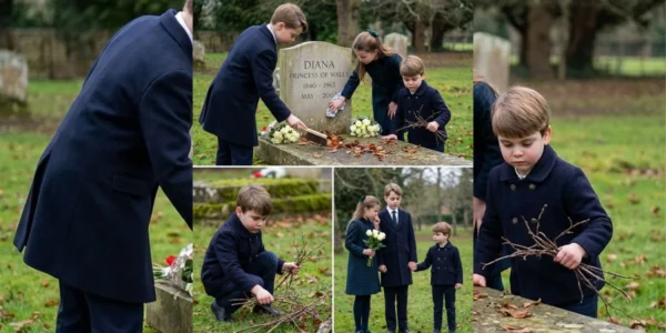 The Siblings at Diana’s Grave