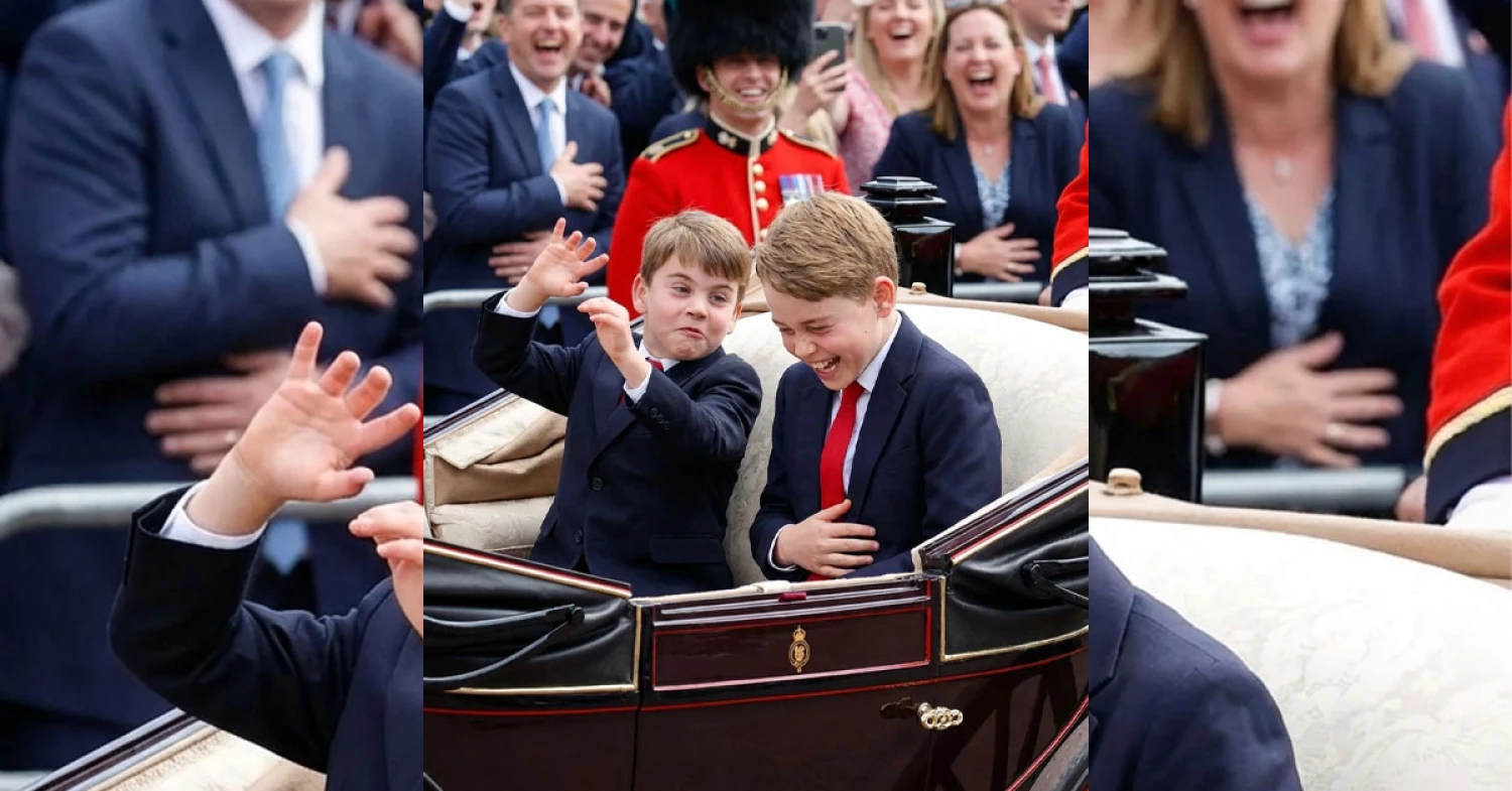 Louis’ Adorable Antics Stealing the Show at Trooping