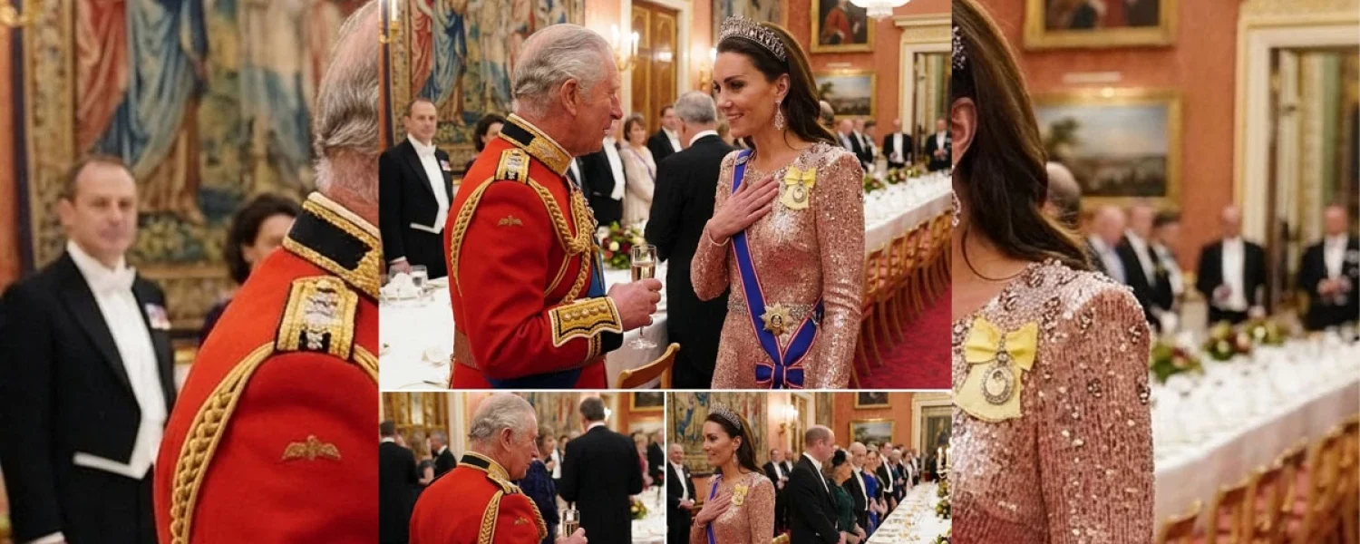 Catherine Receives Rare New Title From King Charles At French State Banquet At Windsor Castle